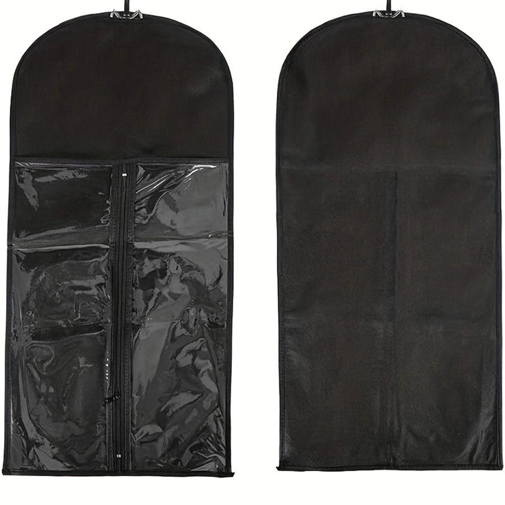 Dustproof Non Woven Wig Bag Visible Fabric Wig Packing Bags Hair Extension Storage Bag  Ponytail