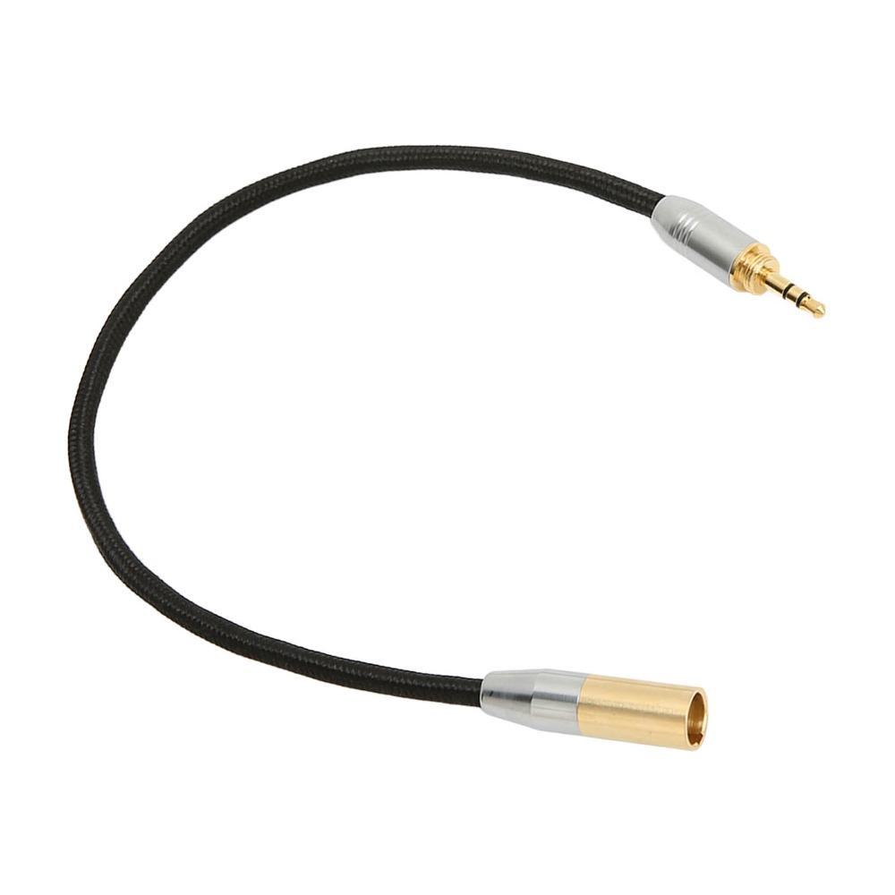 Gold Plated Professional Audio Cable Plug and Play 3.5mm to Mini XLR Adapter  Microphone Connection