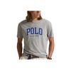 Polo Ralph Lauren Logo Plain Knit Short Sleeve T-Shirt Men Tops Gray 100040512