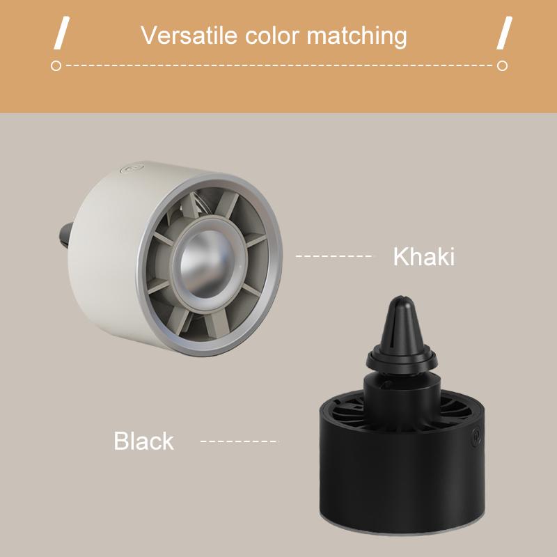 Car Small Fan Car Air Conditioning Outlet Clip Fan 3 Speed Adjustable USB Turbocharger For Daily Life Colorful Mini Fan