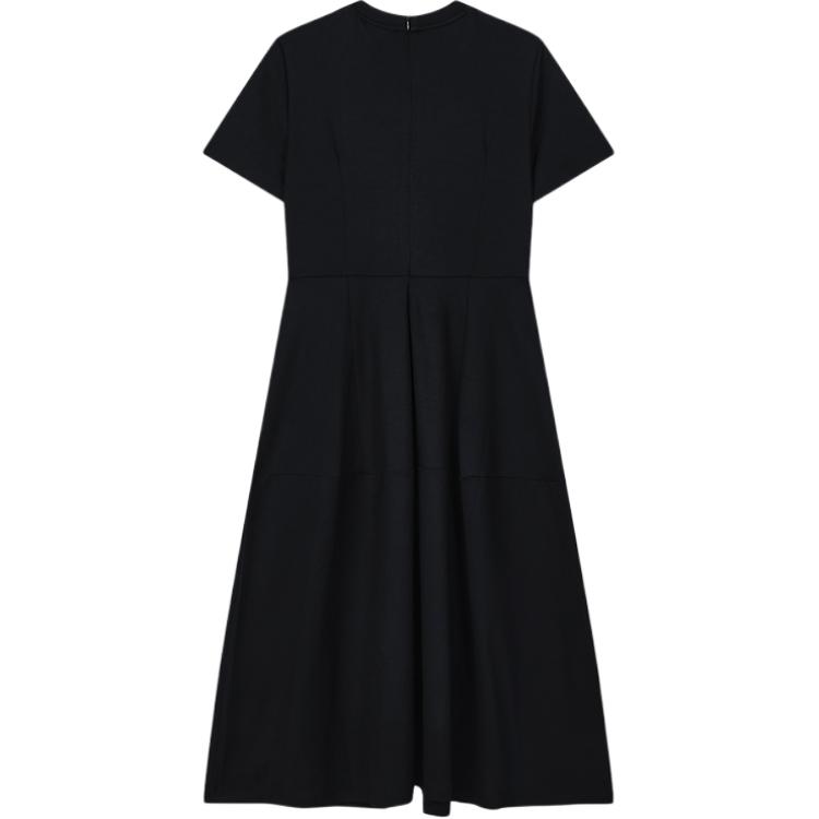 New FILA Short Sleeved Dresses Women's Jet Black F51W439301F-BK