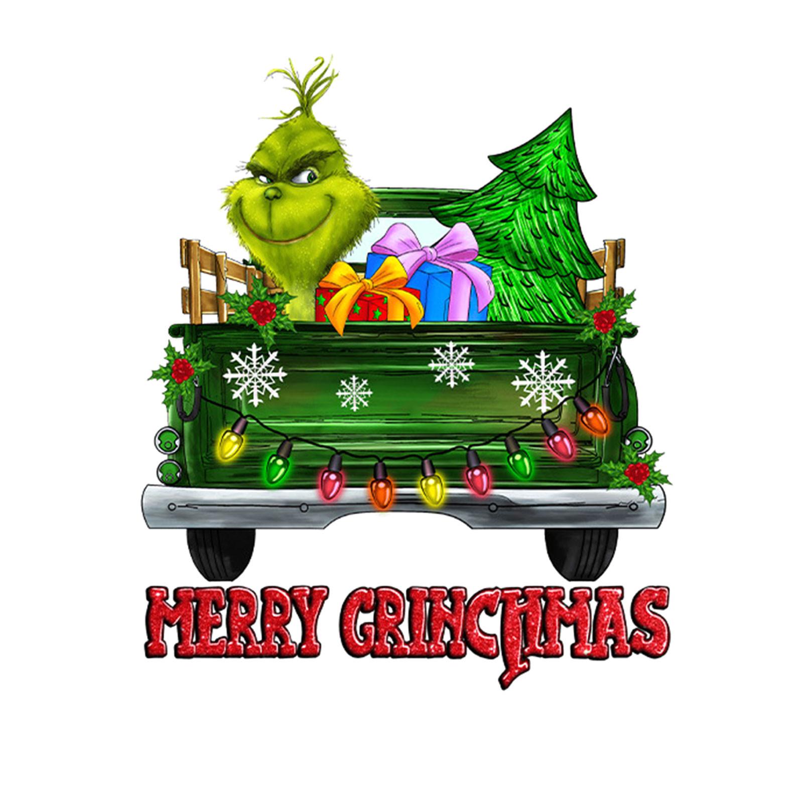 

Christmas Iron Transfer Heat Transfer Design Sticker Iron Vinyl Patches Iron Transfer Paper For Clothing Hat Pillow Backpack DIY Craft Supplies One Size