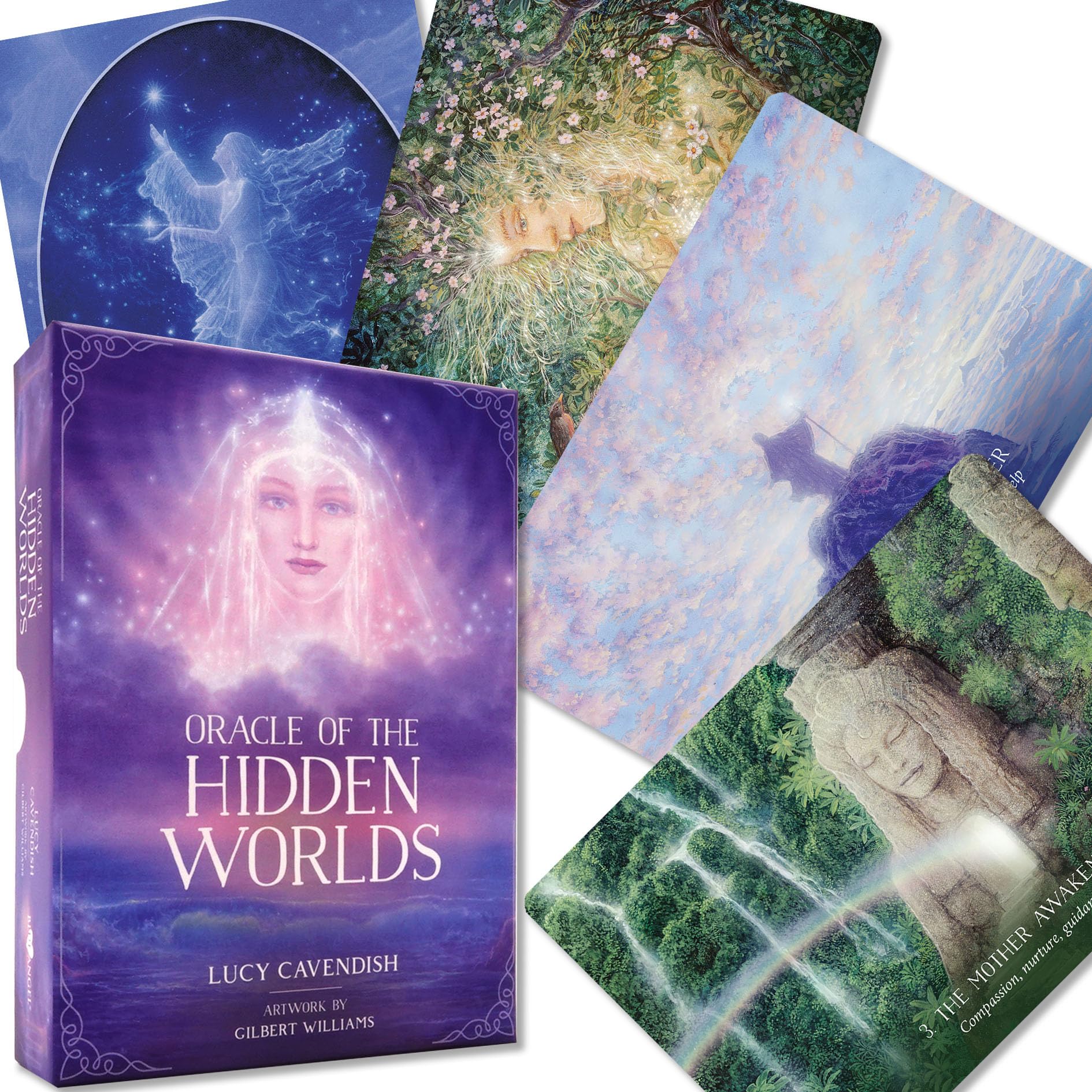 Oracle of the Hidden Worlds (English Edition) Oracle Cards by FLATLAND (Authentic Product)