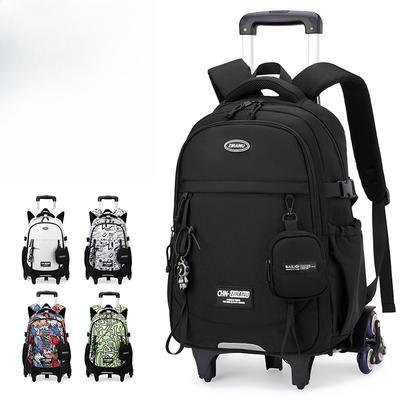 School Bags Roller Student Backpack 6 Wheels (35*20*48CM)ZRY1291