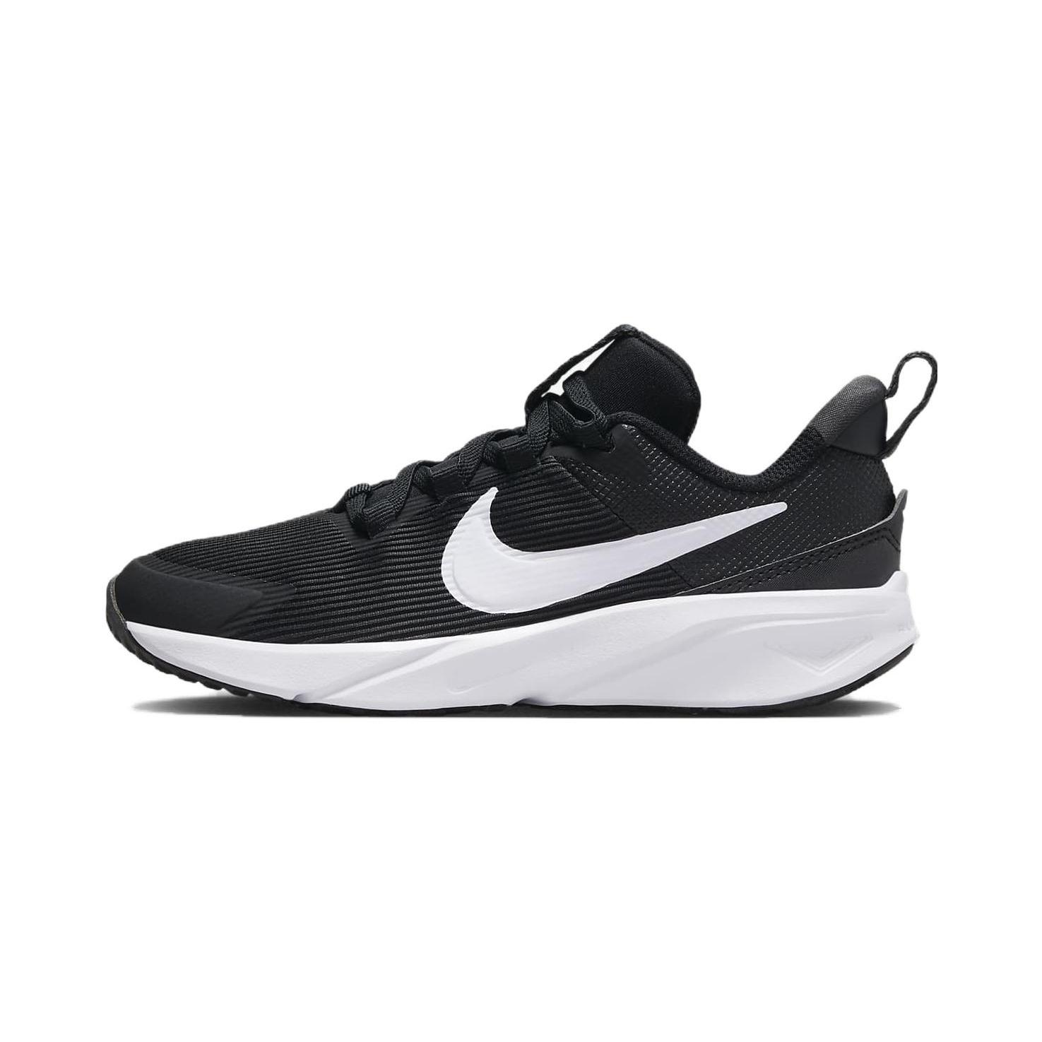 (PS) Nike Star Runner 4 Black White Kids DX7614-001 EU 28