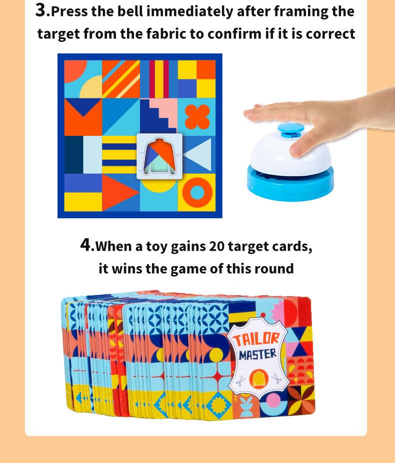 Cross-Border Tailor Master Quiz Game - Children's Educational Matching Toy