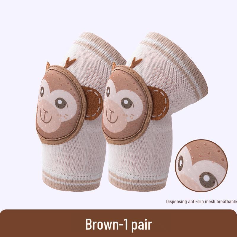 

Нескользящие детские наколенники для ползания - Легкие защитные рукава для весны и лета One Size (Leg Circumference 14-28cm) For 0-4 Years