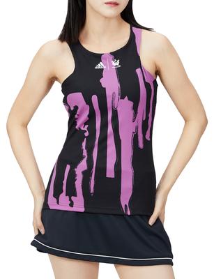 Tebe Maggu Tennis New York Y Back Tank Top MLQ28 Lilac XS [Adidas] Women's Black/Semi-Pulse (HT4234)