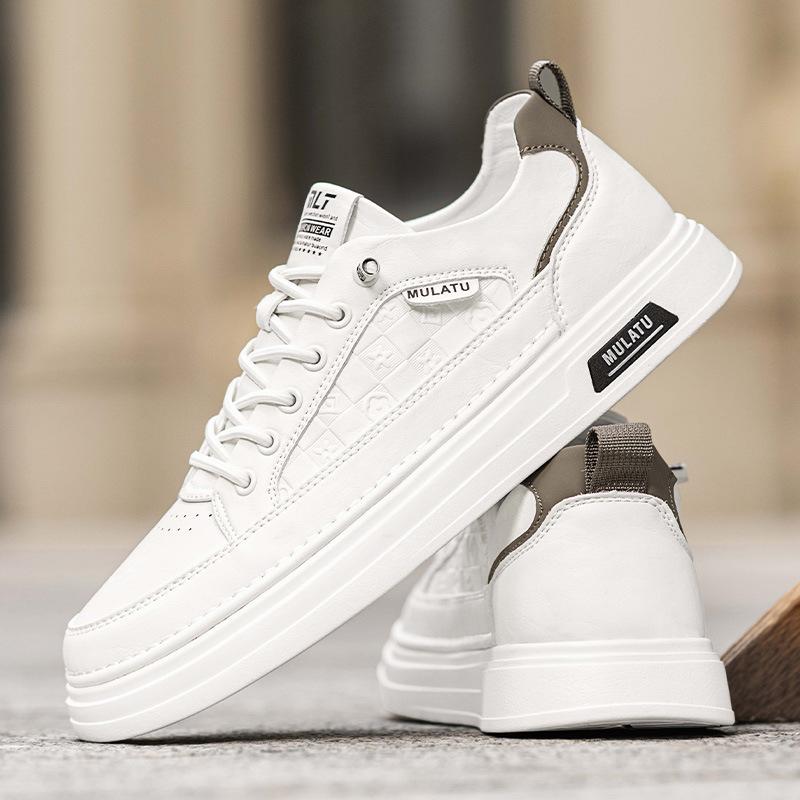 

Мужская обувь в европейском стиле, новая весенне-осенняя повседневная и удобная обувь на доске без шнуровки, простая мужская обувь на мягкой подошве, белая обувь, модная обувь 39