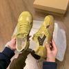 Yellow Dad Shoes Women's 2025 New Summer Forrest Gump Training Shoes Mesh Breathable Mesh Shoes Platform Casual Sports Shoes