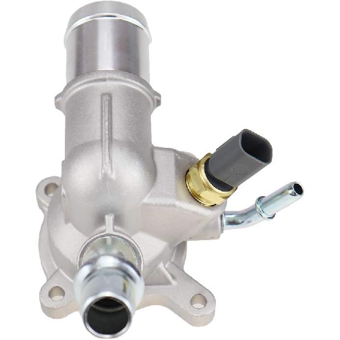 Aluminium Engine Thermostat Housing Coolant Fit for Dodge Dart 2012-2016 Jeep Cherokee 2014-2020 Jeep Renegade 2015-2020 Chrysler 200 2015-2016 Ram