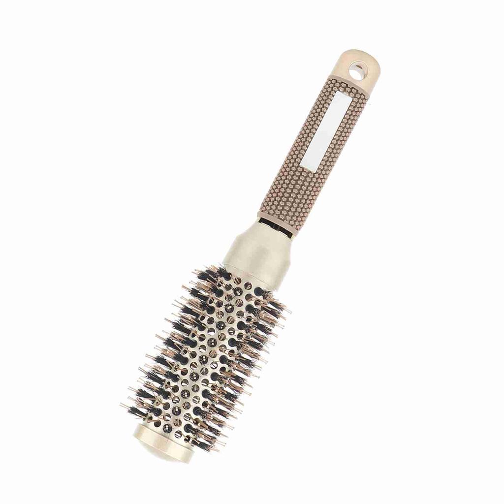 Salon Hairdressing Curling Hair Style Brushes Healthy Ceramic Iron Round Comb 25mm