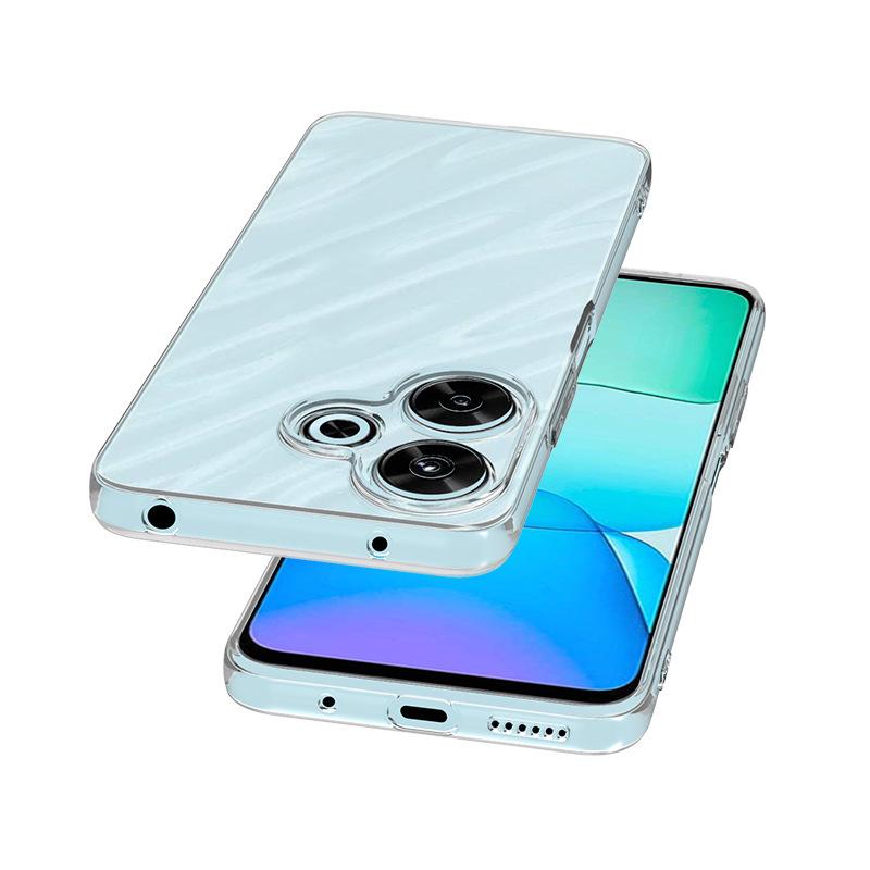 Suitable for Redmi K90 Max ultra-thin transparent mobile phone case Turbo 5 Max high-transparency tpu anti-yellow soft case 15A