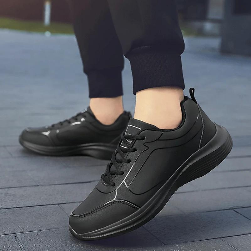 Fashion Men's Sneakers Lightweight Running Shoes New Breathable Non-slip Casual Shoes Lace Up Soft Men Walking Shoes Outdoor Tennis Shoe