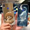For Redmi Note 7 4G M1901F7G Case Fashion Painted Flowers Soft Silicone TPU Cover For Redmi Note 7Pro M1901F7S 6.3" Phone Shell