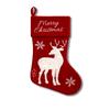 Christmas stockings Santa Claus snowman elk red cartoon Christmas gift stockings decorative candy bag