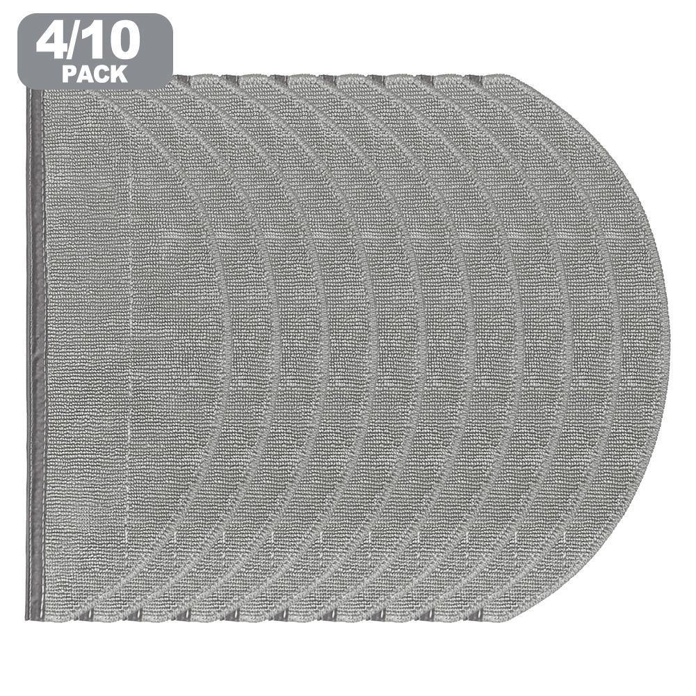Replacement Mop Cloths for Roborock Q10 X5+ Q10P Q10P+ Q8 Max Pro Microfiber Mopping Pads 4 or 10 Pieces for Clean Floors