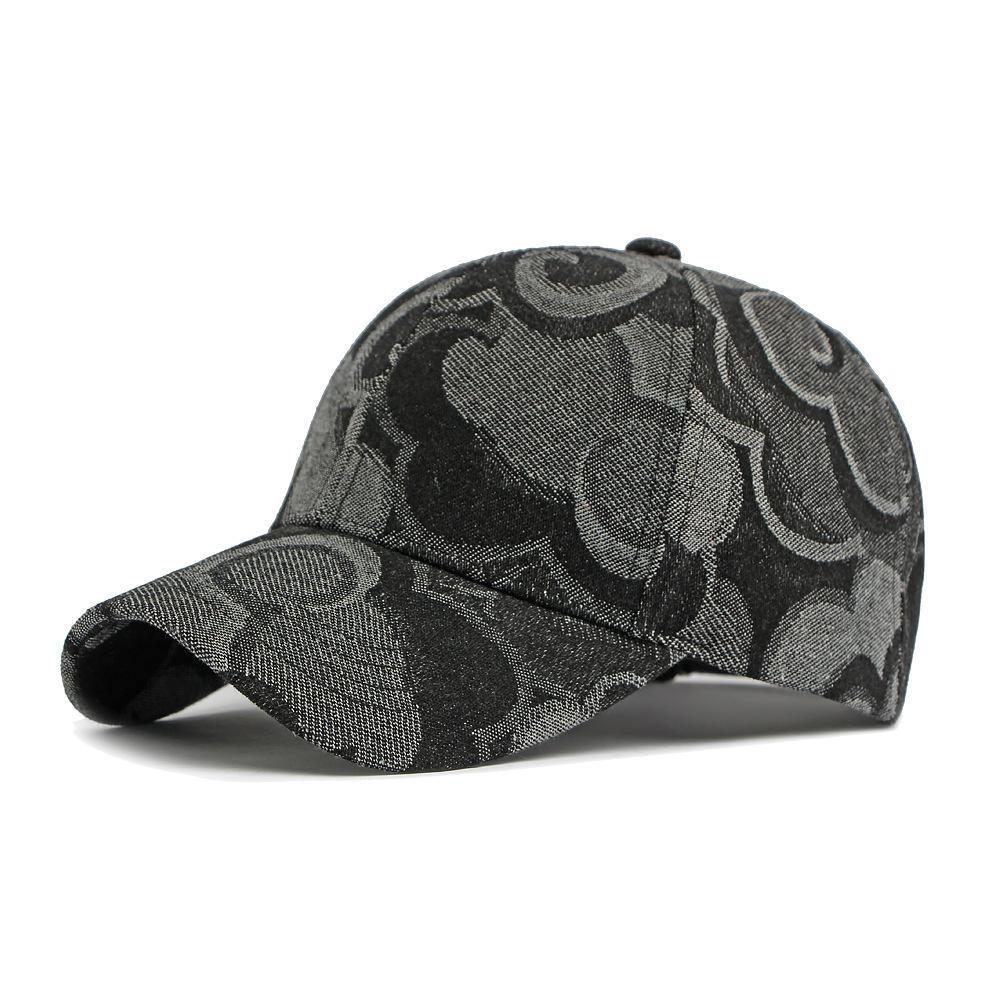 Jacquard Denim Baseball Cap Spring Summer Sunscreen Sun Hat Vintage Cap