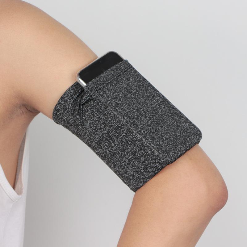 Elastic Sports Phone Armband and Running Sleeve Bag - Close-Fitting Wrist and Outdoor Bag