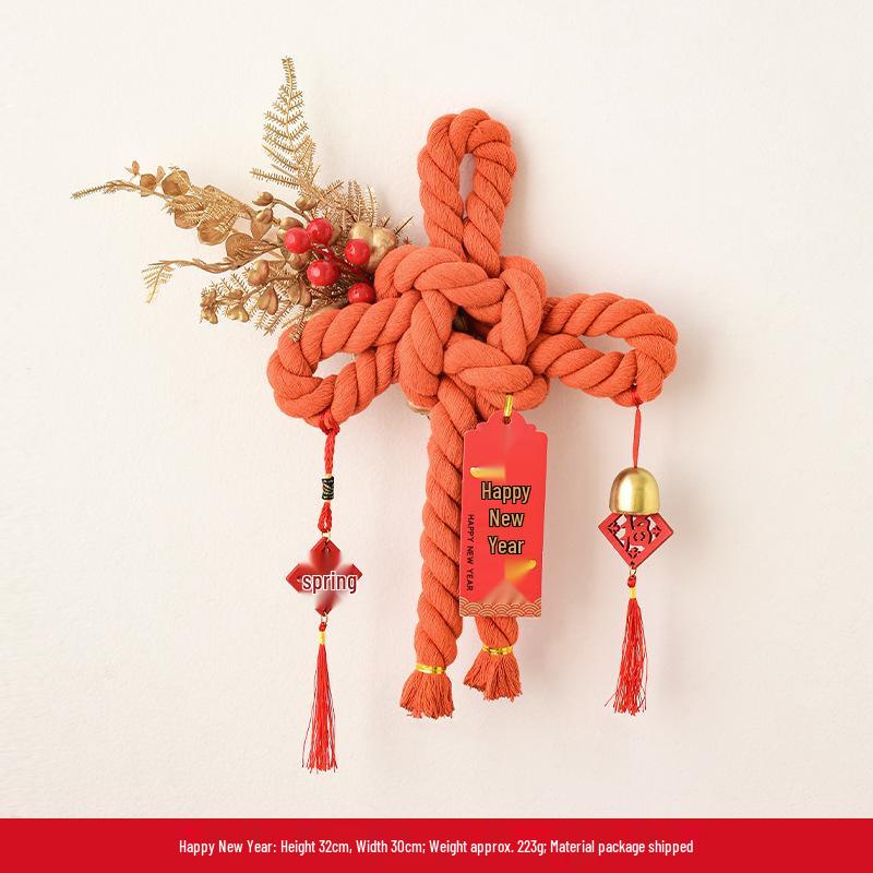 NUCHI Chinese Knot & Wanzi Ornament: New Year Display for Spring Festival