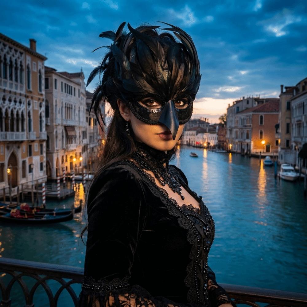 Bird Mouth Half Face Mask Gothic Style Masquerade Mask Makeup Accessory Crow Mask Carnival Event