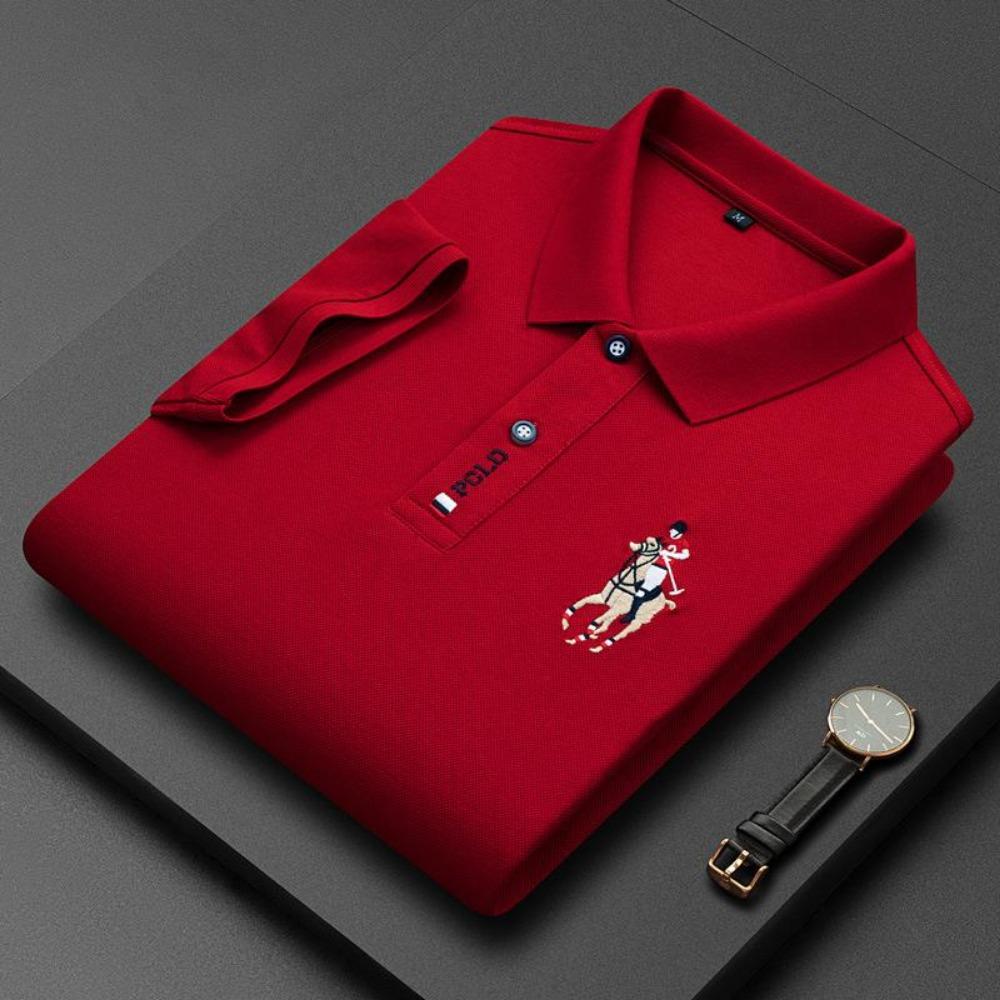 Men's Short-sleeved T-shirt Men's Polo Shirt  Embroidered T-shirt