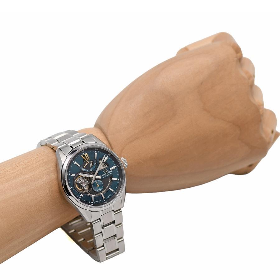 Orient RK-AV0114E Star Contemporary Collection Modern Skeleton Men's Automatic Watch Green Dial Polished Case 