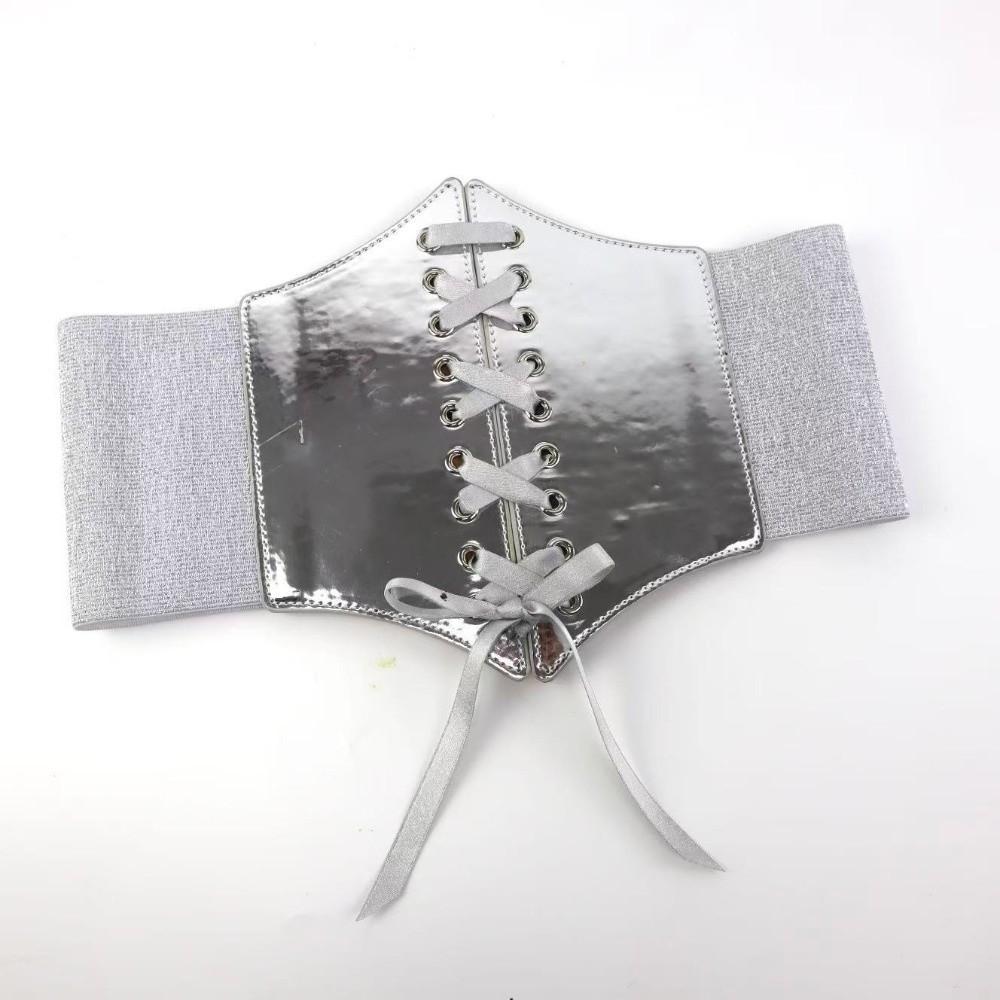 PU Leather Wide Belt Retro Waist Strap Versatile Waist Belt for Women