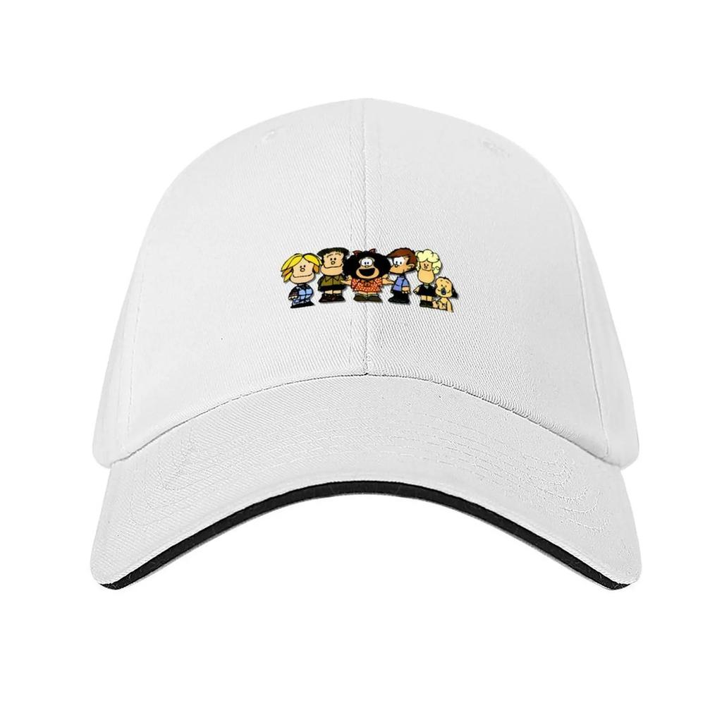 Mafalda and her friends Baseball Cap mens big size hat sun hat Funny hats Christmas Hat Mens Baseball Womens