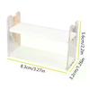 1:12 Dollhouse Miniature Storage Rack Food Display Stand Mini Shelves Bookshelf Flower Racks Cake Bread Storage Shelf Model Toy