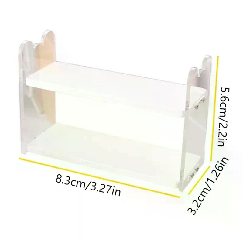 1:12 Dollhouse Miniature Storage Rack Food Display Stand Mini Shelves Bookshelf Flower Racks Cake Bread Storage Shelf Model Toy
