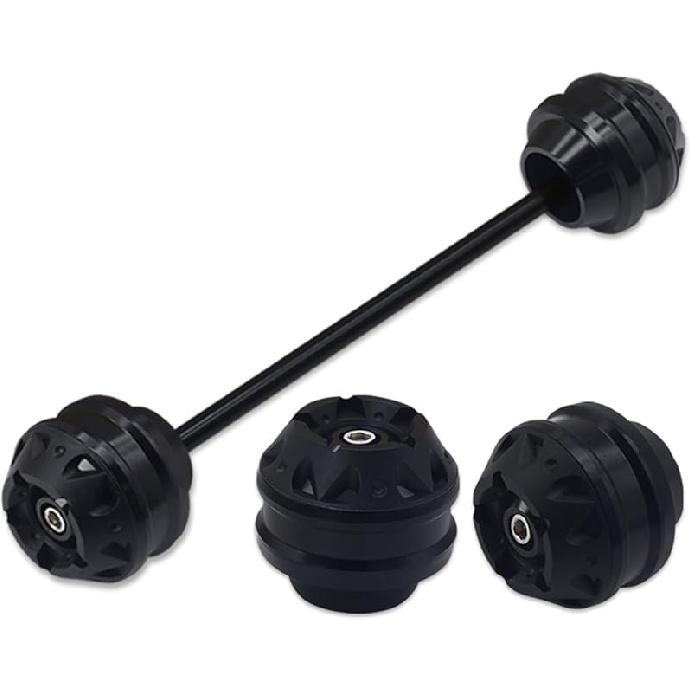 MFGZD Motorcycle Front Wheel Frame Protector Axle Slider Fit for MT-07 YZF-R3 R25 Z900/RS/SE MT-09 MT-09 SP XSR900/Abarth FZ-09 FJ-09 MT07 Tracer