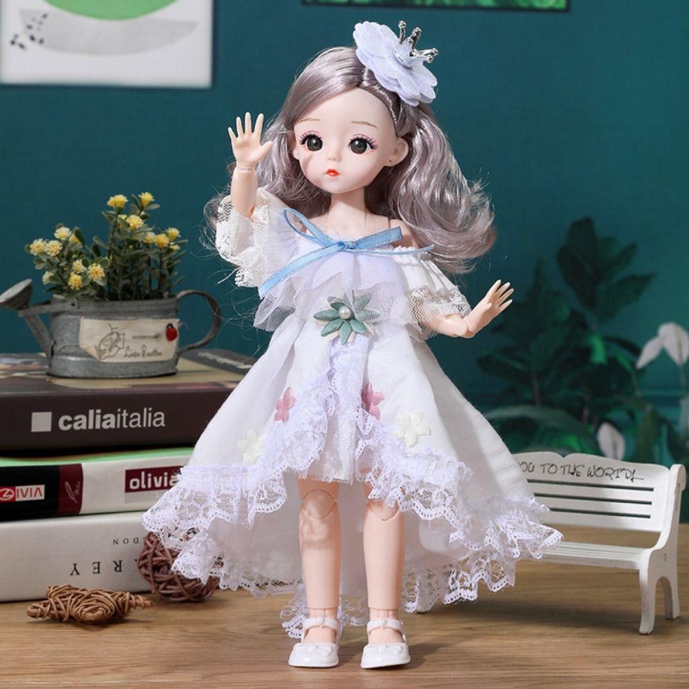 Mode Design Pop Jurk Set Mooie Jurk Met Schoenen Pop Vervangende Kleding Hoed Accessoires Pop Kleding Pak