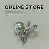 Delicate Bow Accessories Buttons Fur Mink Buttons Pearl Buttons Coat Cheongsam Wool Metal Decorative Buttons