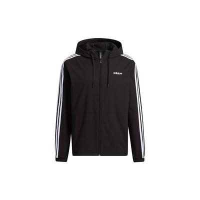 Neo Classic Three-Stripe Windproof Waterproof Sports Hooded Jacket Men Jackets Black GP4909