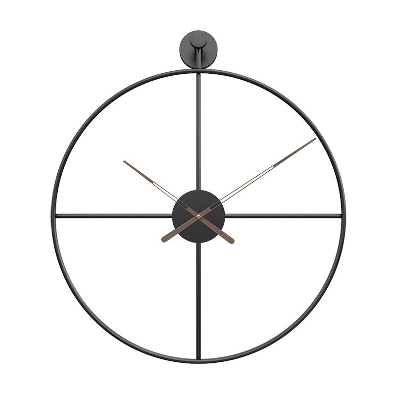 Orologio da Parete in Ferro Minimalista Creativo, Minimalista, Moderno, Soggiorno, Stile Nordico, Orologio Silenzioso, 50cm