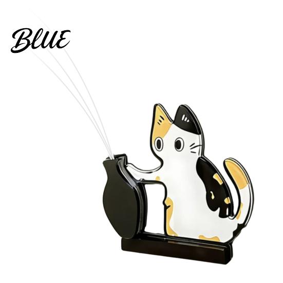 3D Fridge Magnet Vase Locker Holder Magnet Refrigerator Cat Whiskers Furs Keepsake Pet Memorial Decoration for Home Kitchen Magnetic