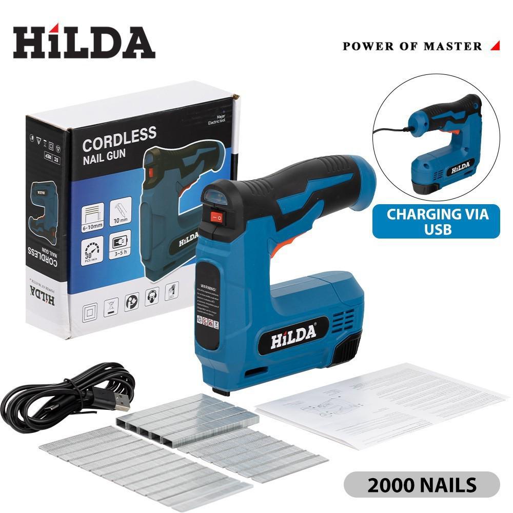 Rechargeable Wireless Lithium Battery Nail Gun: Portable Woodworking Brad Nailer