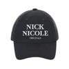 NICK&NICOLE ORIGINALS NICOLE BALL cap_CHARCOAL White