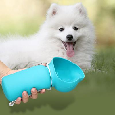1 Stück Hundewasserbecher Outdoor Faltbar Haustier Tragbarer Wasserbecher Haustier Trinkbecher Hängender Reisebecher