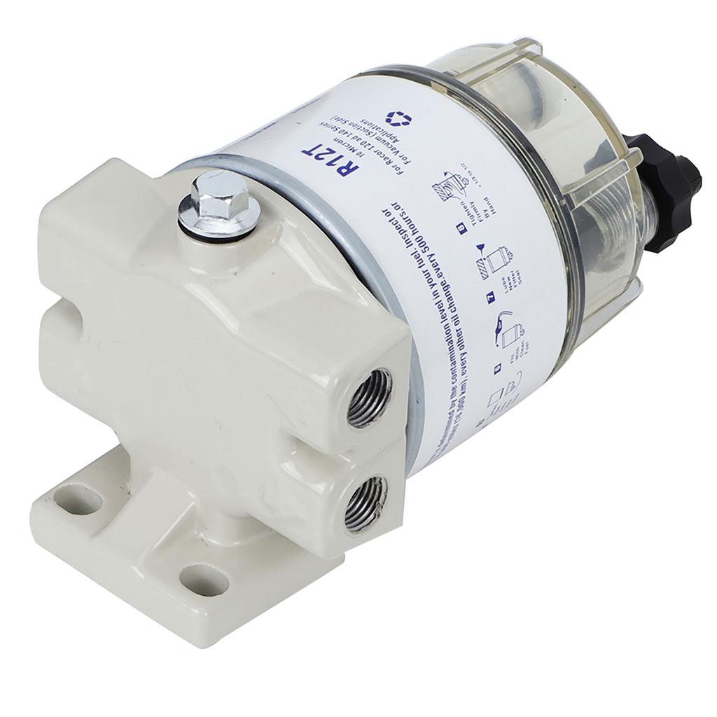R12T Boat Marine Rotation Fuel Filter Water Separator Fits for Speedboat