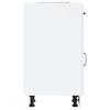 Vidaxl Kitchen Base Cabinet, Porto, White, Wood-based Material