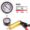 2 in 1 Automotive Handheld Vacuum Pump Brake Bleeder Kit for Motorcycle 16 pcs Brake System Bleeding Tools with Gauge Adapters