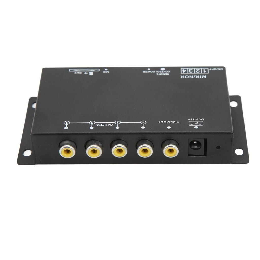 Mini MDVR, Digitaler Video-Rekorder für das Auto, 4-Kanal, 720P, DC9-36V, Universeller Mini-MDVR für Wohnmobile, Lieferwagen und Lkw