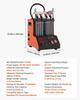 Fuel Injector Cleaner Tester, 9 Test Modes, 4-Cylinder 28kHz Ultrasonic Cleaning Machine, Automotive Injector Cleaner Machine with Drain Valve and 12V