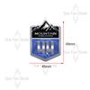 Metal Mountain Cross-country 4X4 Grille Badge Pattern Stickers Car Trunk Body Emblem Decal For Jeep Wrangler Chevrolet Toyota FJ ALW1