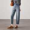 SOFSIL Women's High-Waist Harem Cropped Jeans