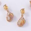 Personality trend Ocean leisure vacation style Conch pendant Earrings Versatile temperament Casual women's accessories