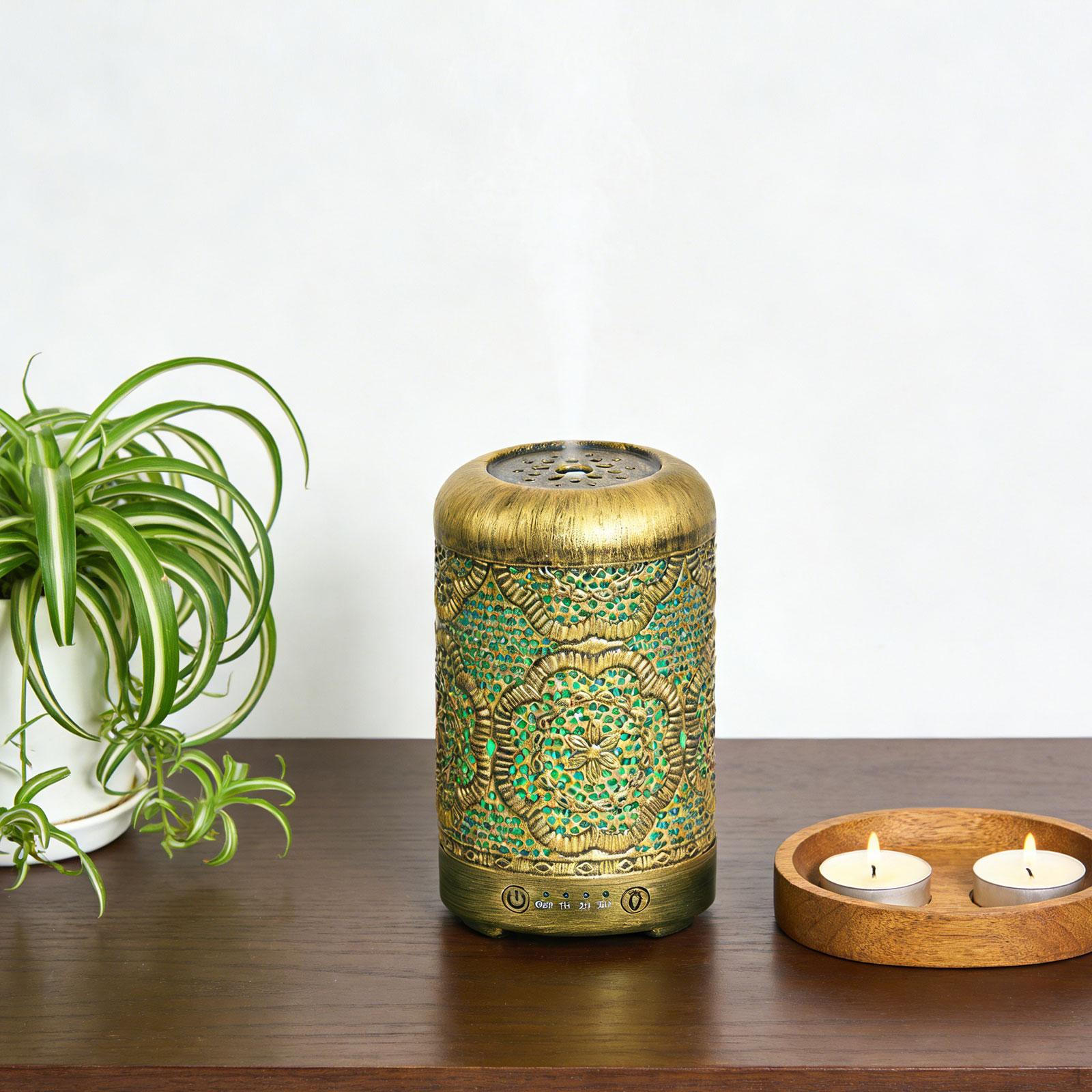 

Essential Oils Diffuser Stylish for Living Room Scented Bronze Gold Bronze