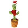 Dancing, Singing, Recording, and Mimicking Cactus Toy with LED Lights, USB Rechargeable, Educational Toy for Kids, Birthday Gift, Christmas Decoration